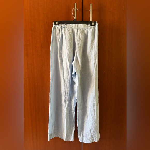 Velvet by Graham & Spencer Lola Linen Pant in Sky Blue size XS - Picture 6 of 6
